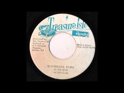 Alton Ellis - Blackman&#039;s Word - The Supersonics - Version