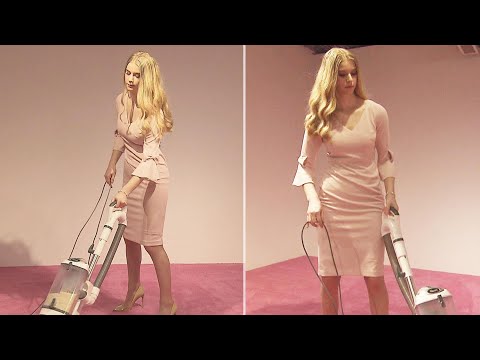 Ivanka Trump Look-Alike Vacuums in Art Exhibit