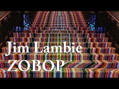 Timelapse: installing Jim Lambie&#039;s staircase