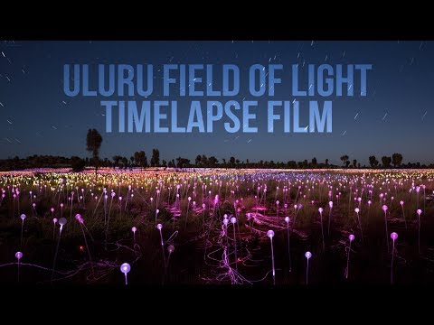 Field of Light timelapse film