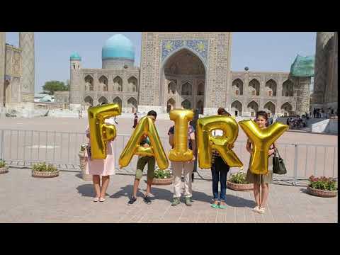 Golden balloons in Uzbekistan, Samarkand - Fairy (#363)
