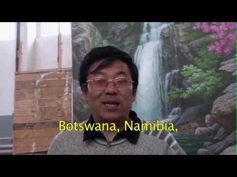 Interviews of state artists in Mansudae Art Studio Pyongyang North Korea (english sub)