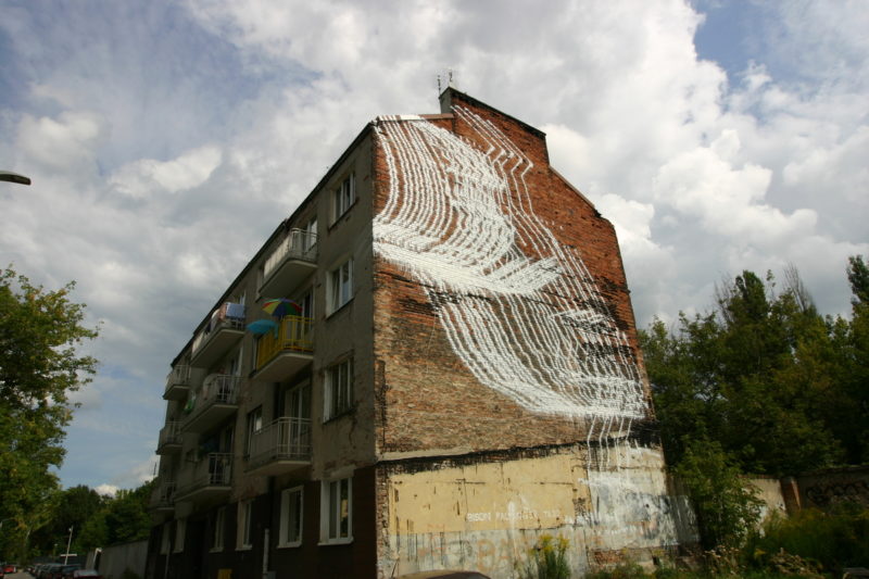 Daniel Weissbach in Warsaw, painting during Updates 2013