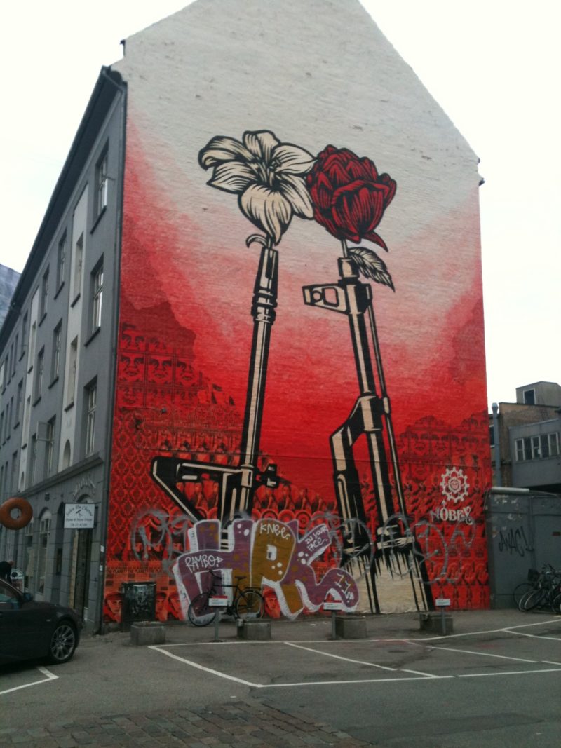 Shepard Fairey (Obey) - Guns & Roses, 2011, Copenhagen, Denmark