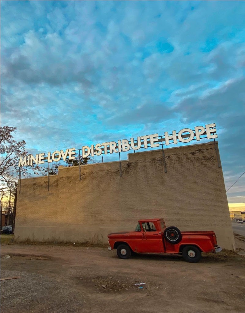 Robert Montgomery - Mine Love Distribute Hope, 2019, Fort Smith