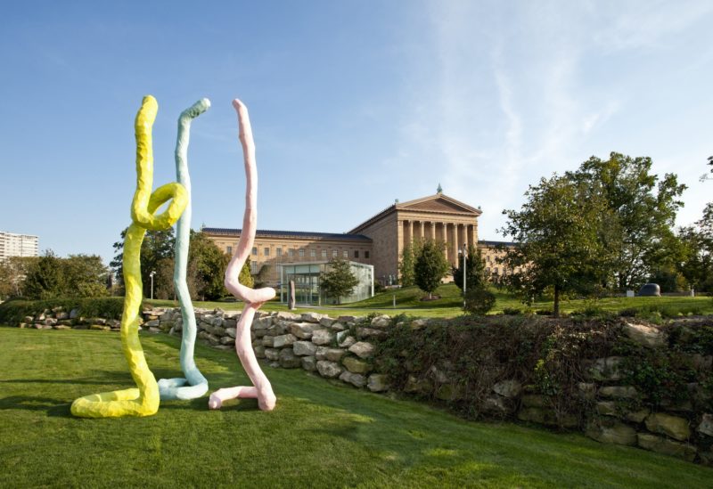 Franz West – Lips, 2012, aluminum, epoxy resin, Philadelphia Museum of Art