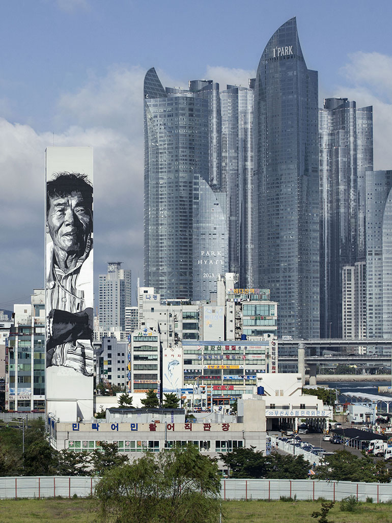 Asia’s tallest mural in Busan, South Korea