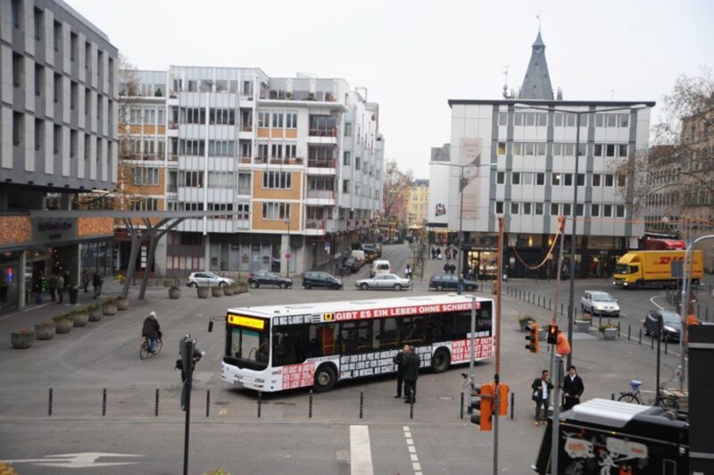 Barbara Kruger - Bus for Museum Ludwig, Koeln, Germany, 2013