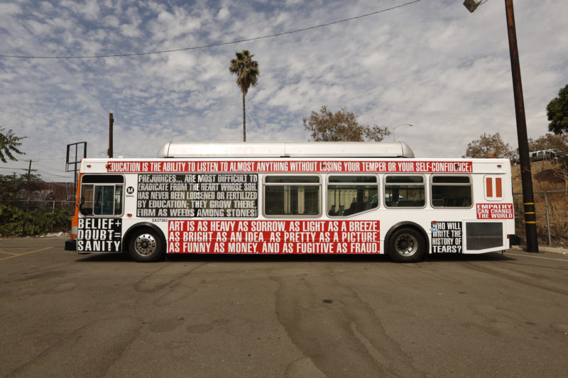 Barbara Kruger - School Bus, 2012