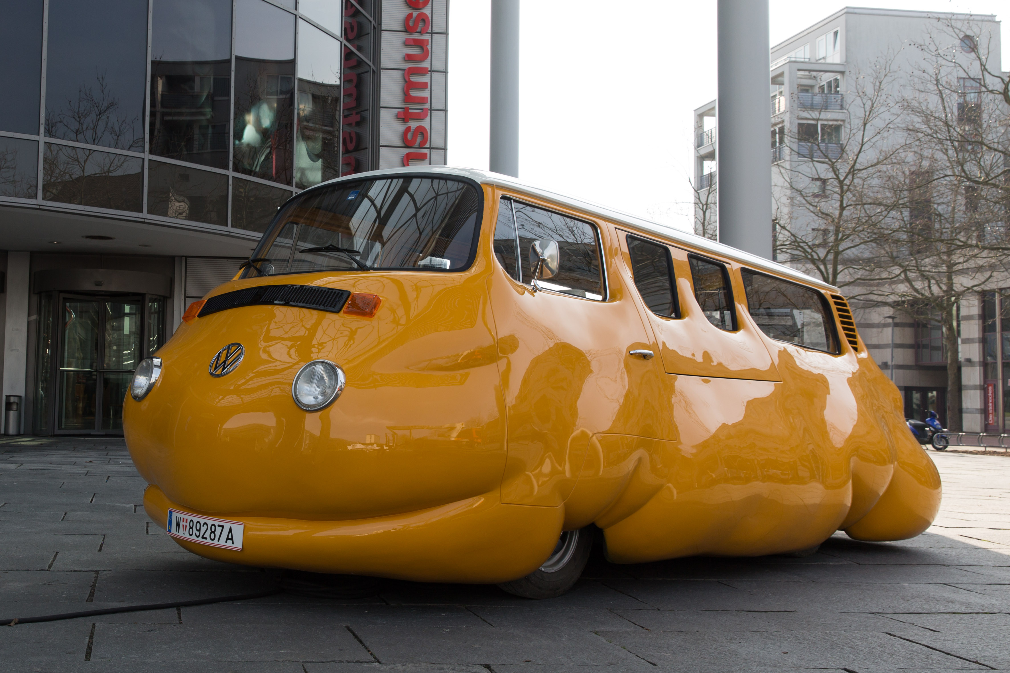 Looking at Erwin Wurm’s Fat Cars will make you laugh