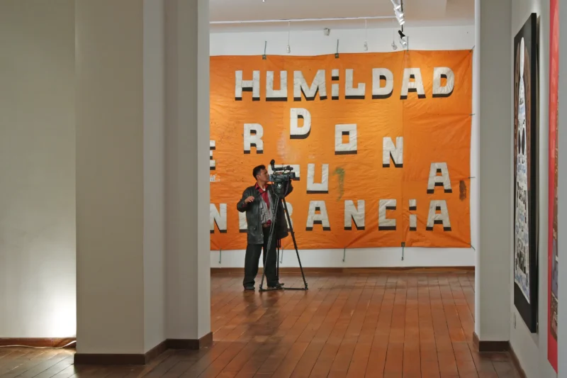 Luciano Calderon – Installation view of El Choco, Centro Cultural de España en La Paz (CCELP), 2013