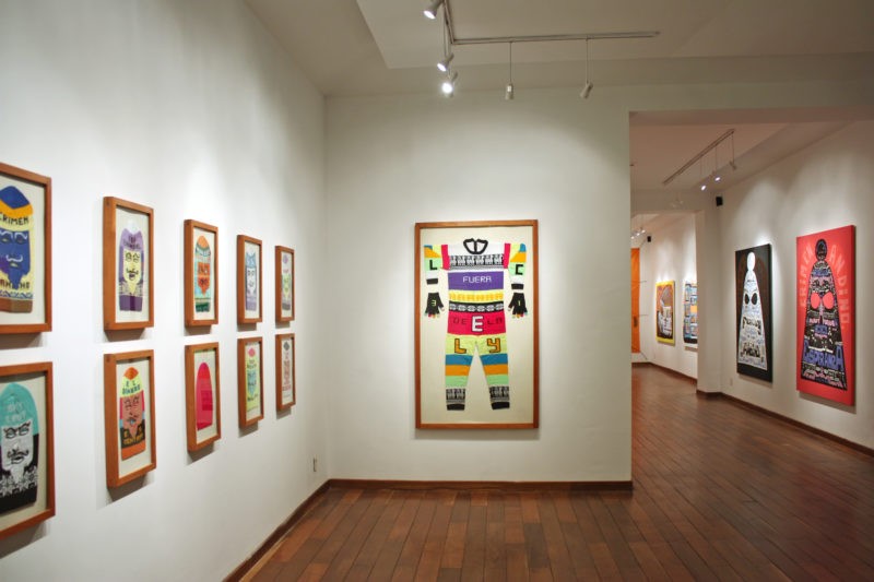 Luciano Calderon – Installation view of El Choco, Centro Cultural de España en La Paz (CCELP), 2013
