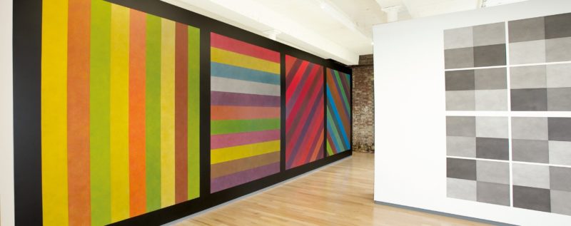 Sol LeWitt, Wall Drawing 681c, August 1993, Color ink wash