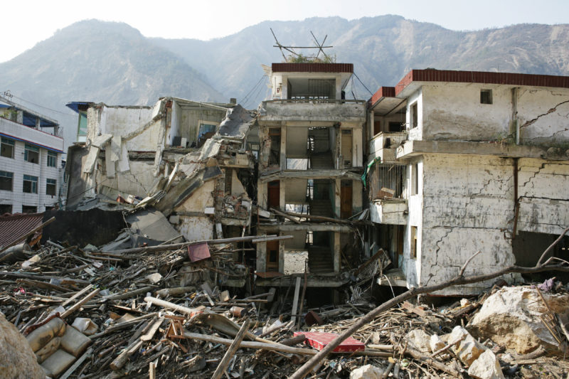 Sichuan Province after 2008 earthquake, China