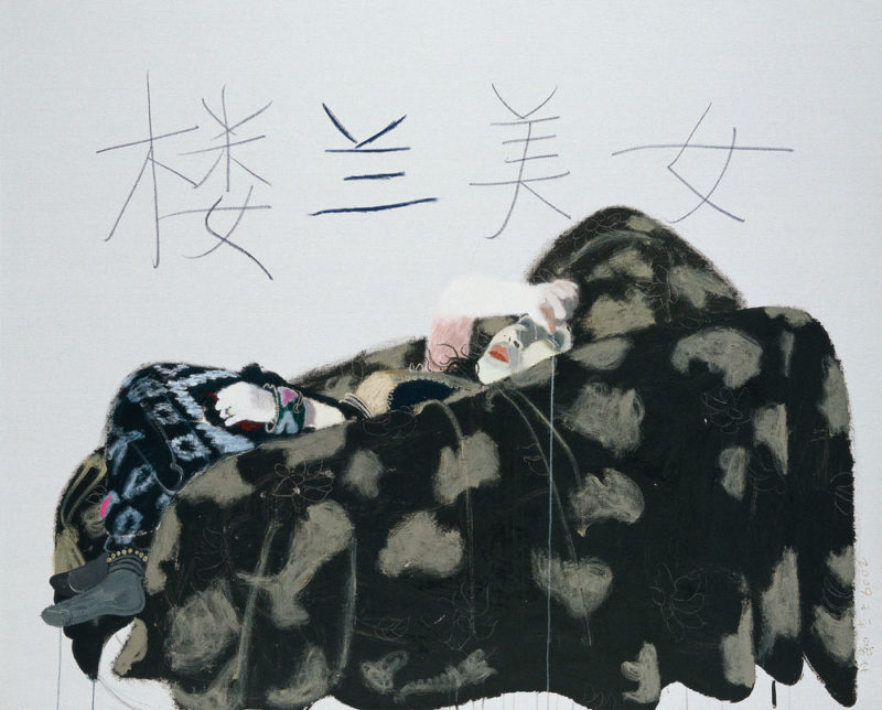 Wang Yuping - Kroraina Beauty, 2009, oil and acrylic on canvas, 160 x 200 cm