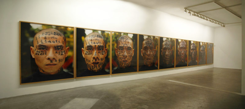 Zhang Huan - Family Tree (installation view)