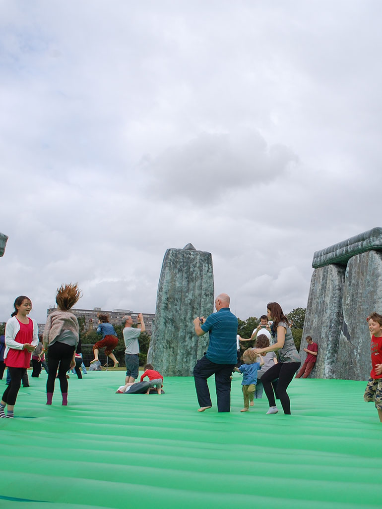 Jeremy Deller's Sacrilege - Stonehenge has never been this much fun