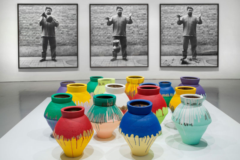 Ai Weiwei – Coloured Vases, 2006, Hirshhorn Museum and Sculpture Garden, Washington D.C., 2012