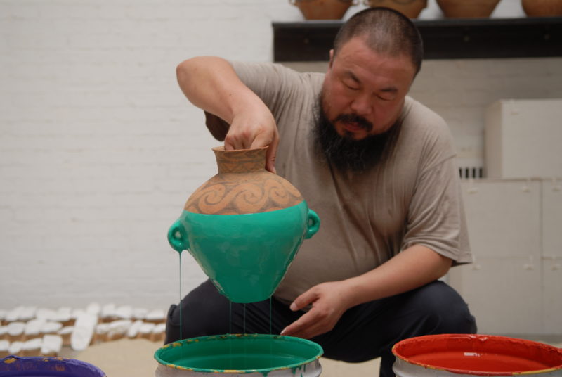 Ai Weiwei, Coloured Vases, 2006 - Portrait