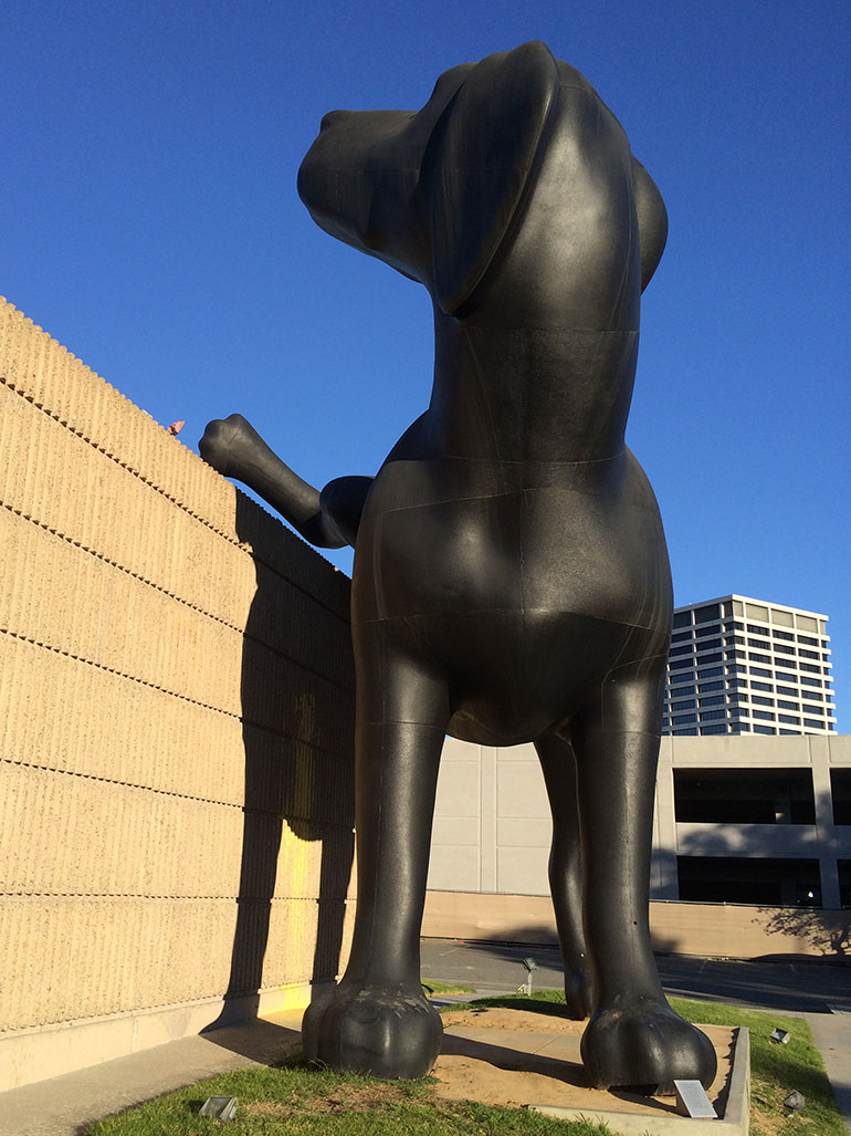 Richard Jackson's Bad Dog pees on prestigious Californian art collection