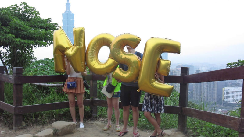 Silence Was Golden, Balloon - Taipei, Taiwan - Elephant Mountain - Nose