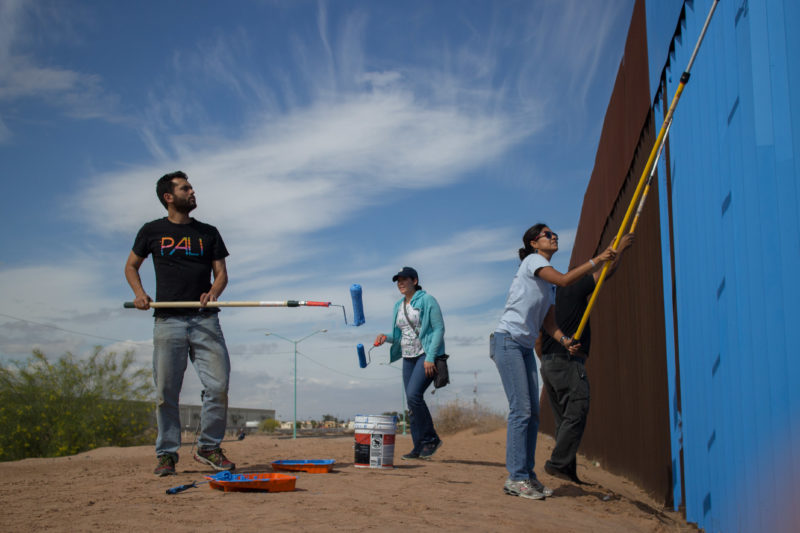 Ana Teresa Fernández – Erasing the Border – Borrando la Frontera, 2015