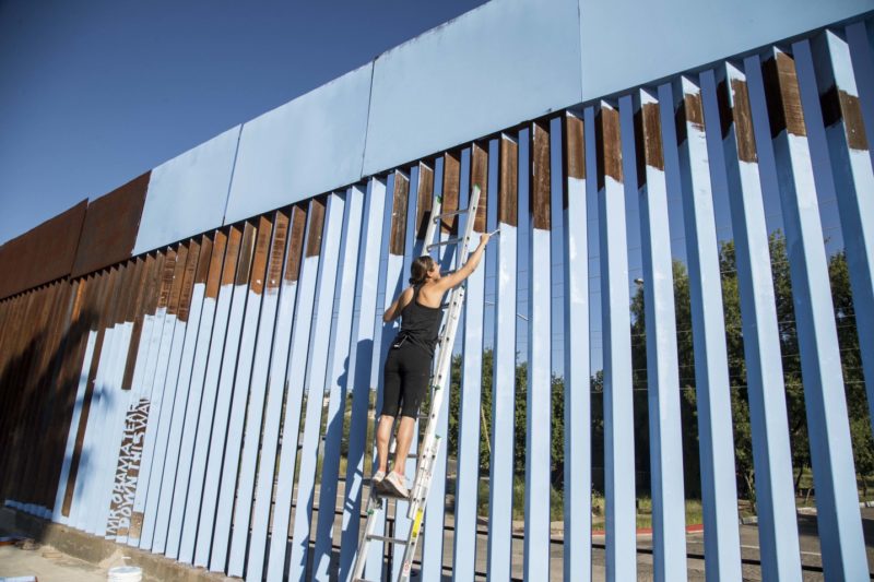 Ana Teresa Fernández – Erasing the Border – Borrando la Frontera, Nogales, Sonora, Mexico, 201