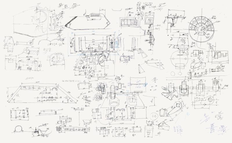 He Xiangyu - Tank Project, 2011-2013, sketch