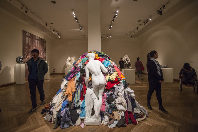 Michelangelo Pistoletto - Venus of the rags, 1967, installation view, Museo Nacional de Bellas Artes, Buenos Aires, Argentina, 2019