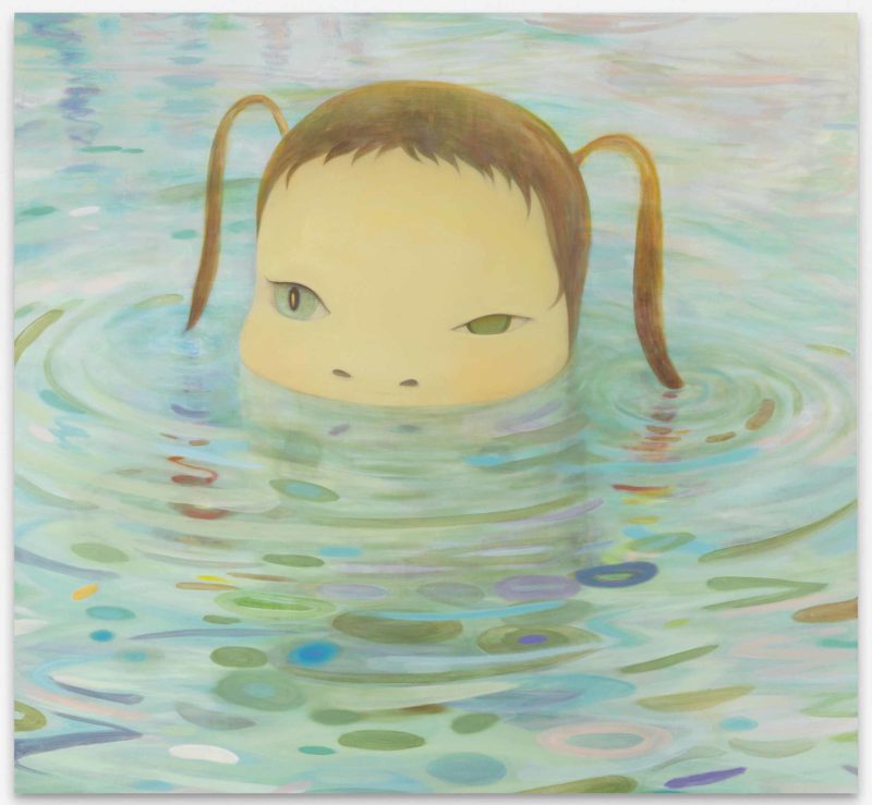 Yoshitomo Nara & Hiroshi Sugito - Deeper than a puddle, 2004, acrylic on canvas, 260 x 280cm