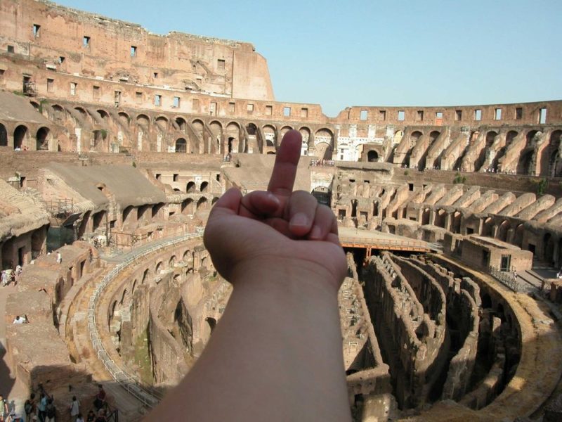 Ai Weiwei - Study of Perspective 1995-2011, 2014 Colosseum, Rome, Italy, 2003 50 x 66,6 cm