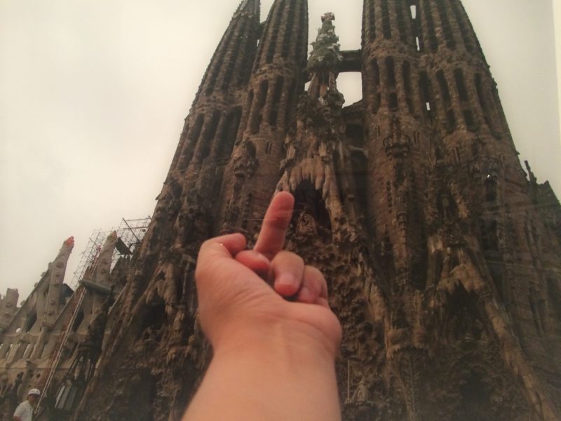 Ai Weiwei - Study of Perspective, Sagrada Familia