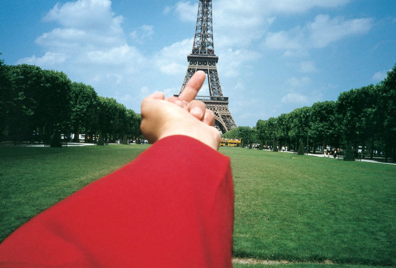 Ai Weiwei - Study of Perspective, Study of perspective - Eiffel Tower, 1999, 90x127cm