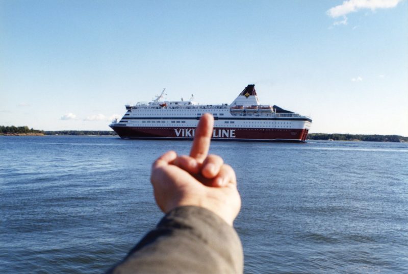 Ai Weiwei – Study of Perspective, Viking Line, 2001