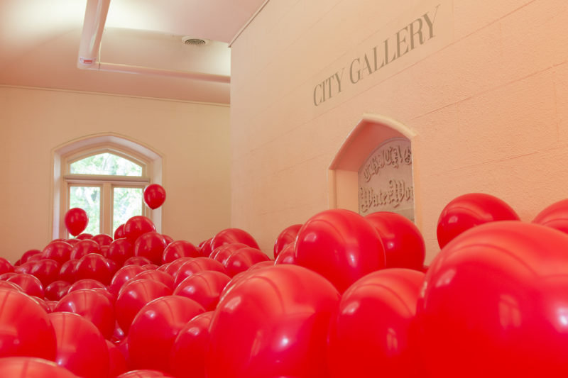 Martin Creed - Work No. 204. Half the air in a given space, 1999, dimensions variable, City Gallery, Historic Water Tower, Chicago, 2012, Photo- Nathan Keay, © MCA Chicago