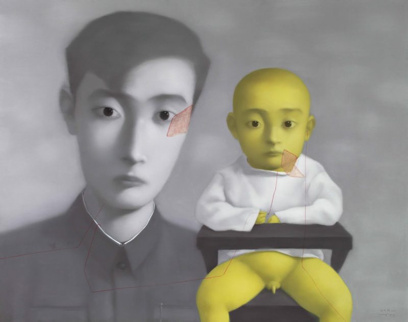 Zhang Xiaogang - Bloodline Series - Father and Son