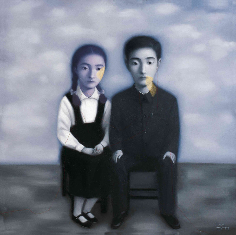Zhang Xioagang - Bloodline Series, 1998, 150x150cm