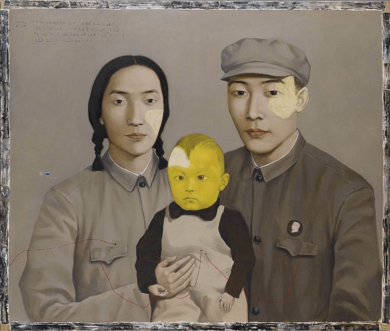 Zhang Xiaogang - Bloodline Series - Big Family No. 2, 1993