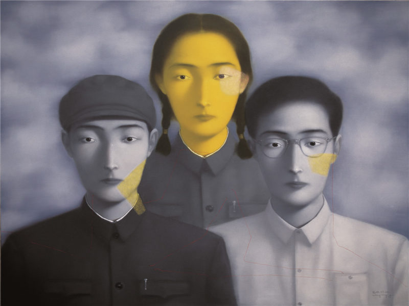 Zhang Xioagang - Bloodline Series - Big Family No. 2, 1996, oil on canvas