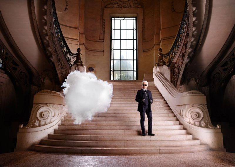 Berndnaut Smilde - ICONOCLOUDS, 2013, Commission for Harpers Bazaar, Karl Lagerfeld, photo Simon Procter