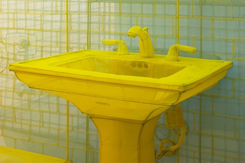 Do Ho Suh - New York City Apartment, Apartment A, Unit 2, Corridor and Staircase, 348 West 22nd Street, New York, NY, 10011, USA. 2011–2014, The Contemporary Austin, Photo Brian Fitzsimmons 2