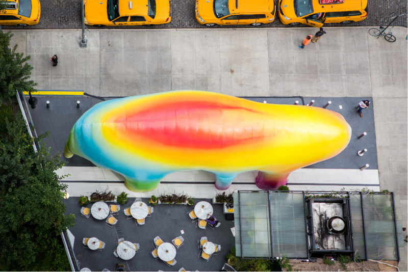 FriendsWithYou - Light Cave, The Standard High Line Plaza, NYC, USA