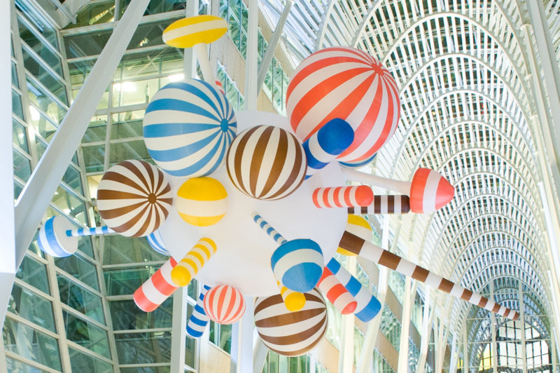 FriendsWithYou - Starburst, Inflatable Sculpture- Ripstop Nylon, 300 inch diameter, Unique Piece, Brookfield Place Toronto 2013, Photo Ernesto DiStefano 4