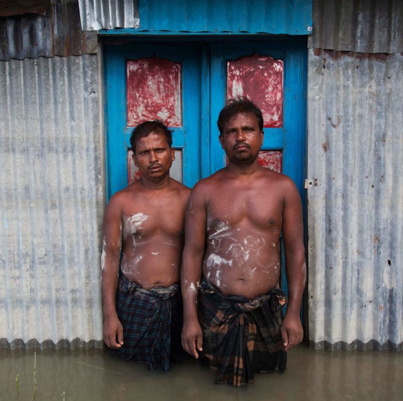 Gideon Mendel - Ripon Islam and Tarajul Islam, Chandanbaisa village, Bogra District, Bangladesh, 13 September 2015