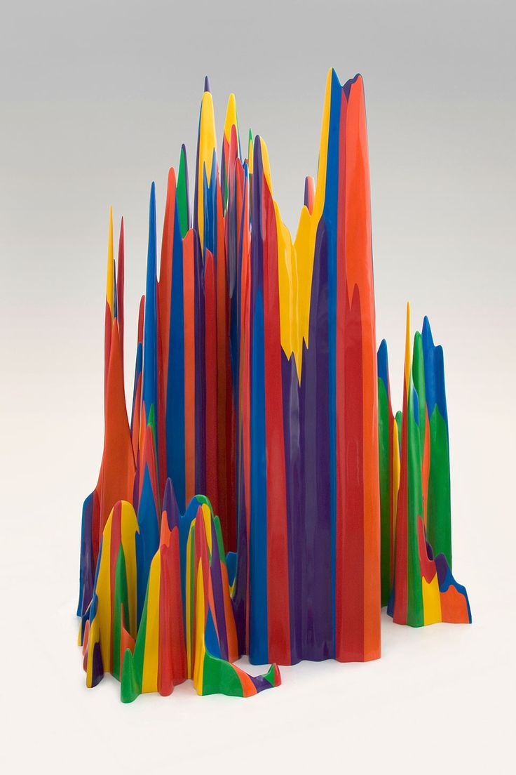 Sol LeWitt - Splotch #22, 2007, Acrylic on fiberglass, 148 x 96 x 86 in, 375.92 x 243.84 x 218.44 cm