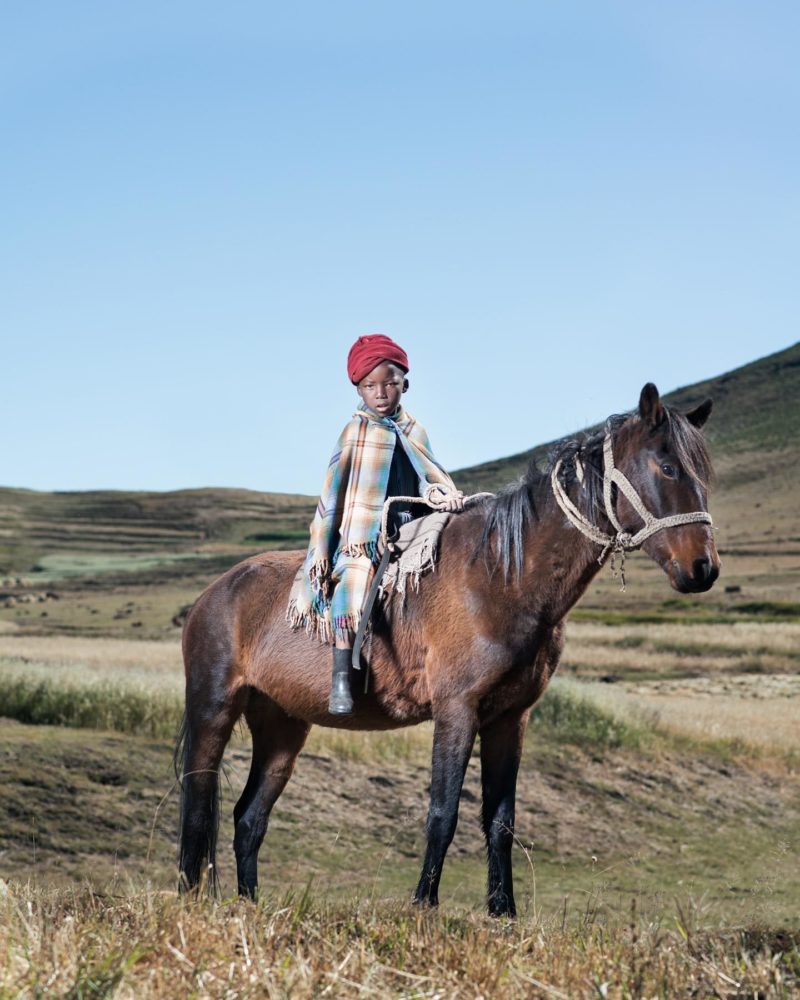 Thom Pierce - The Horsemen of Semonkong - 4. Hlokomelang Motoko (8 years old) - Semonkong, Lesotho