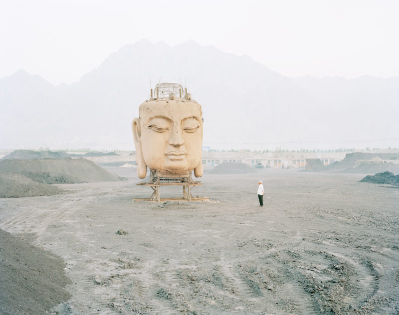 Zhang Kechun - Buddha in Coal Yard, Ningxia Province, 2011