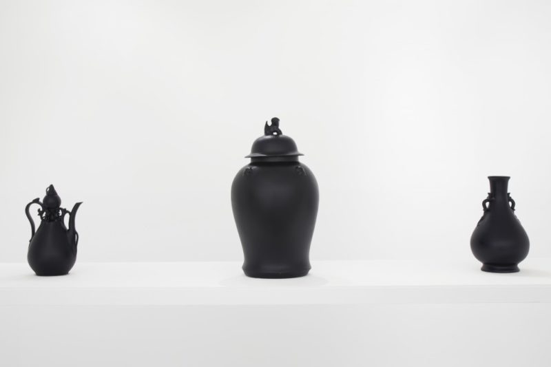 ​Meekyoung Shin - Untitled (Black Series), 2013, Soap, varnish, pigments, dimensions variable