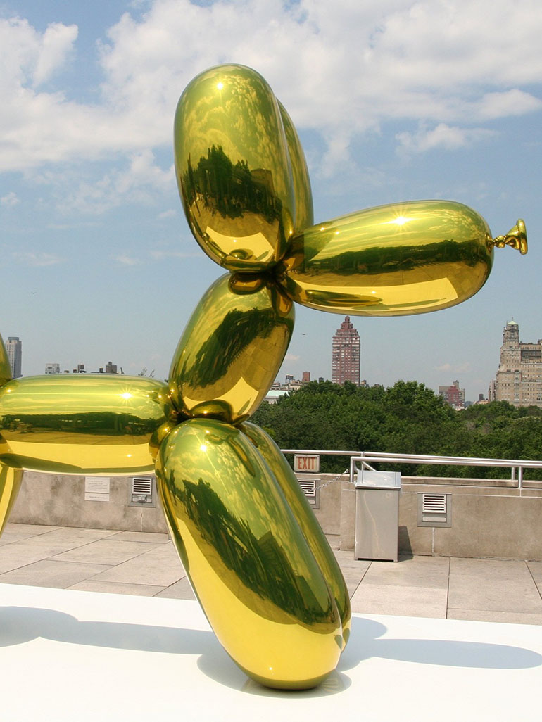Jeff Koons' shiny balloon dog - Would you pay $58 million?