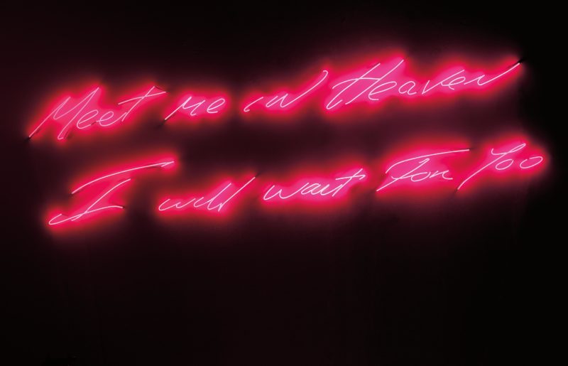 Tracey Emin - Meet Me In Heaven I Will Wait For You, 2016, 110 x 359 cm